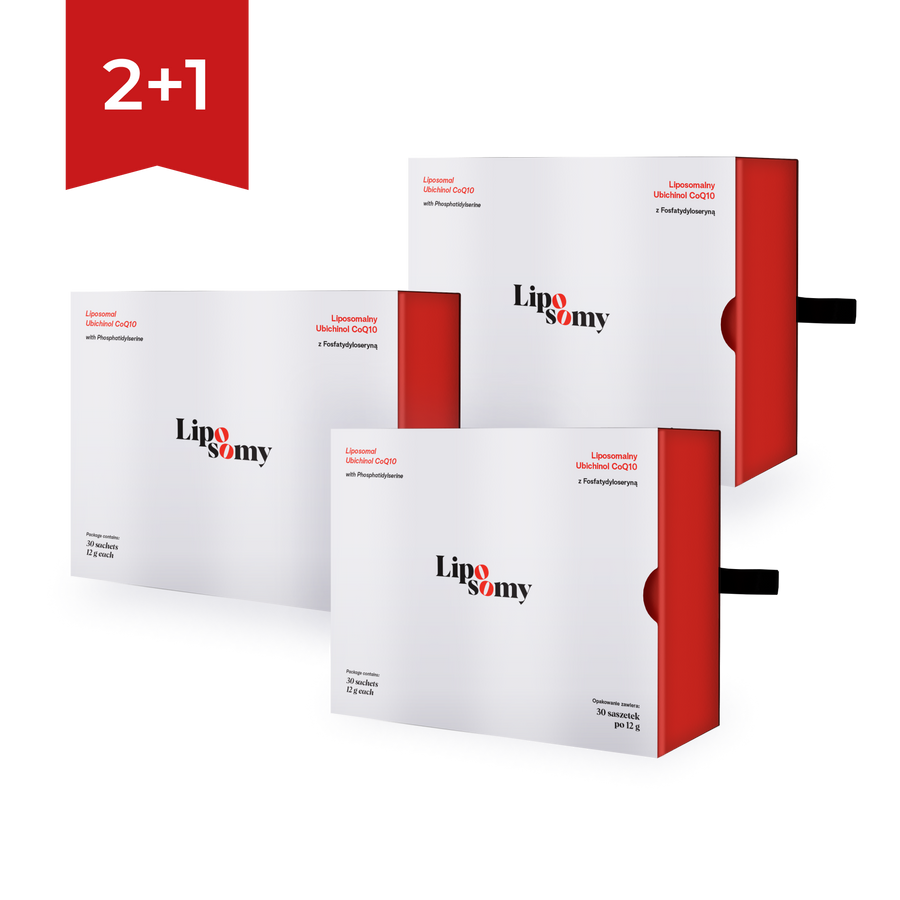 Set of 3 x Liposomal ubiquinol CoQ10 + Phosphatidylserine