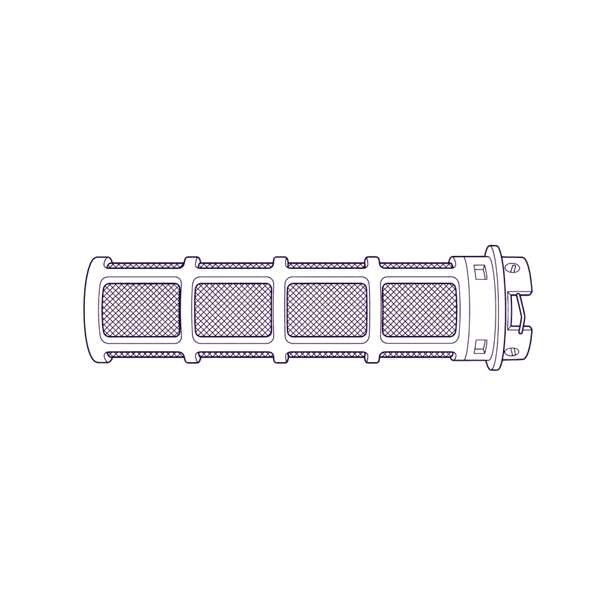 Resin filter for an inhaler H2 Respire 1000