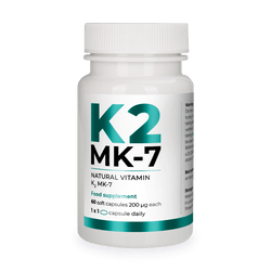 Natural Vitamin K2 MK-7 200 mcg
