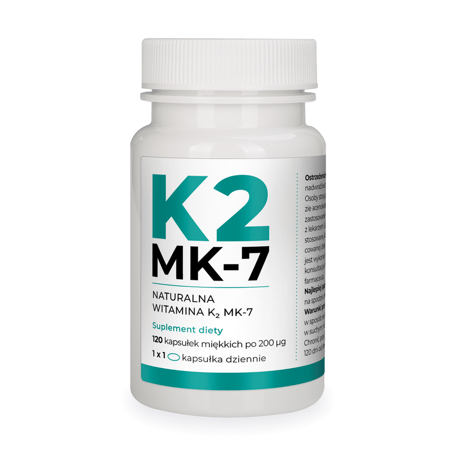Natural Vitamin K2 MK-7 200 mcg - 120 capsules