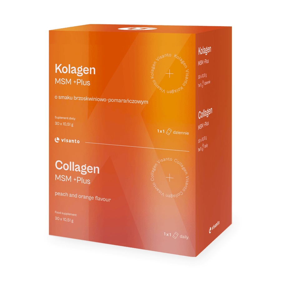 Kolagen MSM +PLUS brzoskwinia z pomarańczą