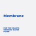 Membrane for the Visanto Drinking Water Structuriser