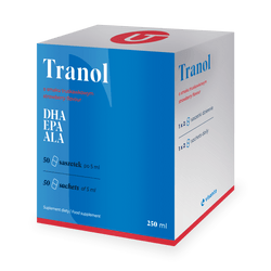 TRANOL truskawkowy w saszetkach